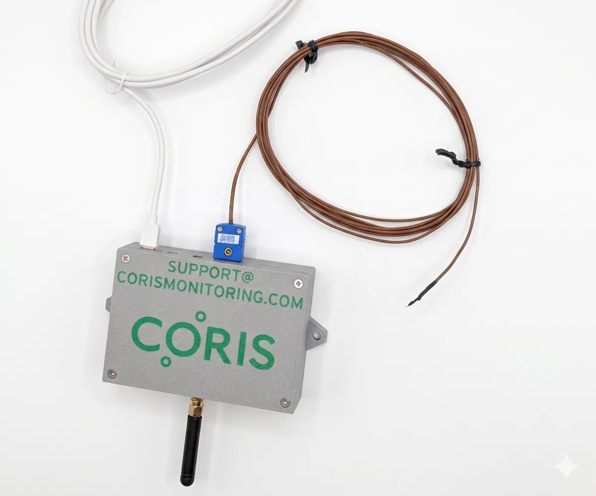 CORIS ETS-1 wireless temperature sensor with one probe