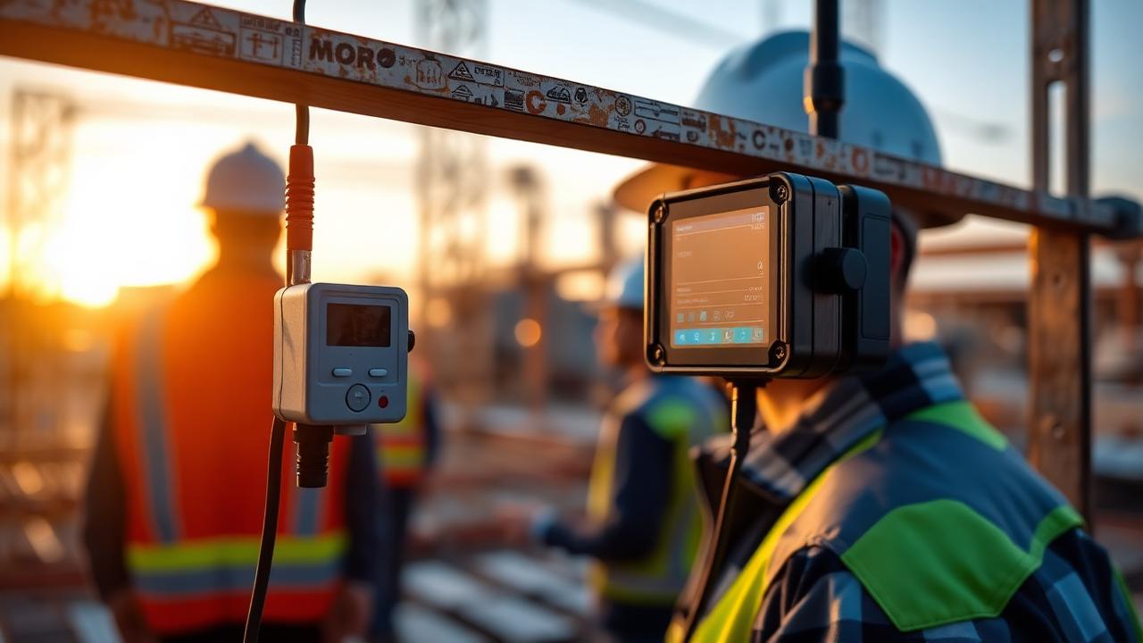 Construction site environmental sensor